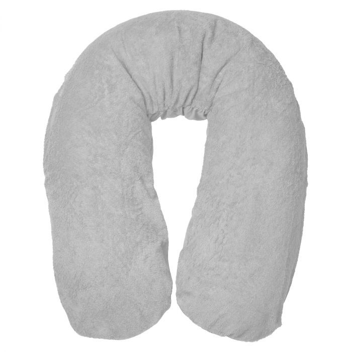 Form Fix XL Zwangerschapskussen - Voedingskussen - Zijslaapkussen - Body Pillow - Lichaamskussen - 185 cm - Inclusief Badstof/Katoen Hoes Zilvergrijs main product photo