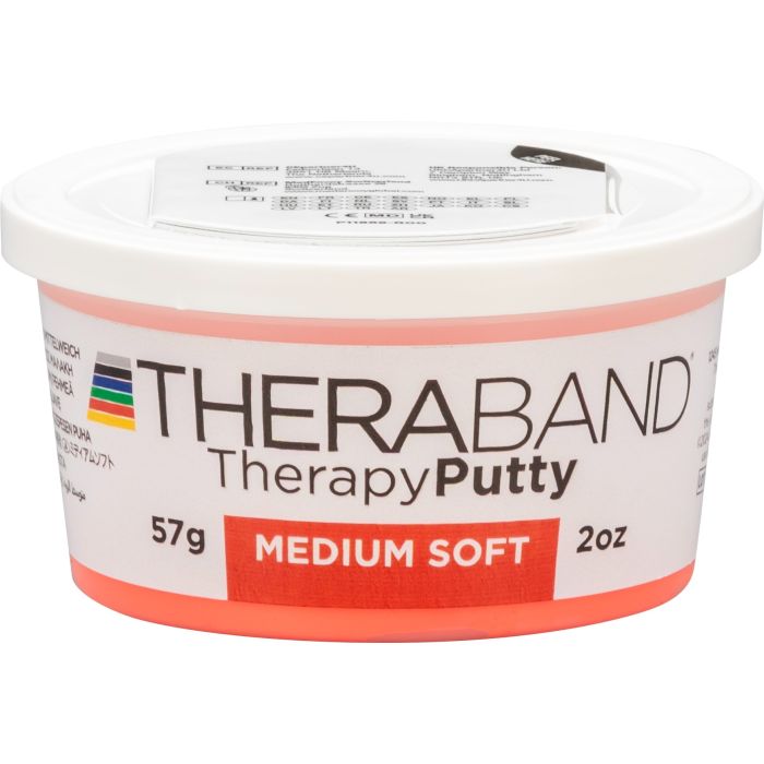 Thera-Band TherapyPutty Rood Medium Zacht 57gr/2oz main product photo