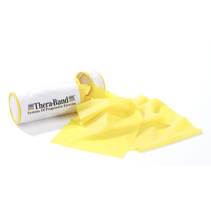 TheraBand 2,5 m in tasje licht - geel main product photo