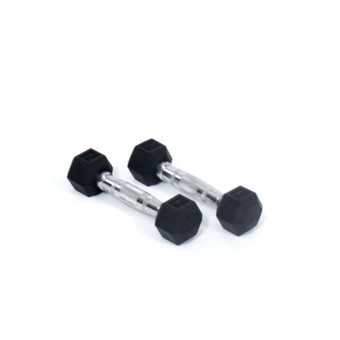 Core Power Rubber Hex Dumbbells - 1 kg (per paar) main product photo