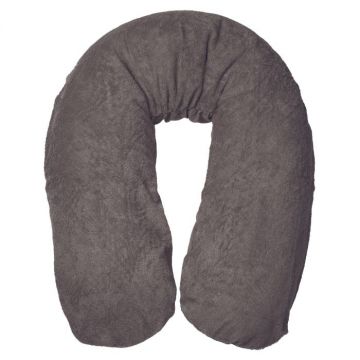 Form Fix XL Zwangerschapskussen - Voedingskussen - Zijslaapkussen - Body Pillow - Lichaamskussen - 185 cm - Inclusief Badstof/Katoen Hoes Antraciet