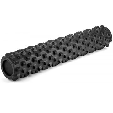 RumblerRoller 31" Full Size Xtra Firm Black Textured Foam Roller
